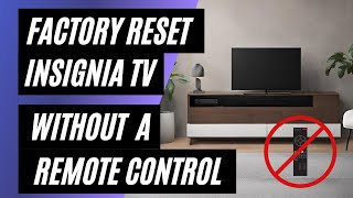 Insignia TV Factory Reset: No Remote? No Problem! Easy Step-by-Step Guide