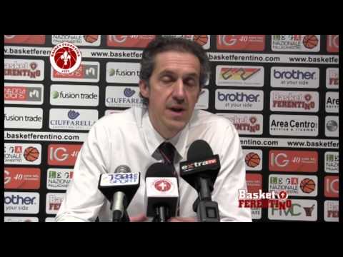 Coach Luca Ansaloni post FMC-Agropoli 87-70 (24 gennaio 2016)