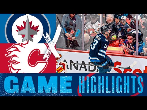 Winnipeg Jets vs. Calgary Flames - Game Highlights
