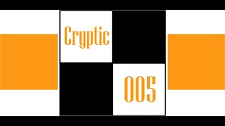 How to do a Cryptic Crossword 005 - Opposites