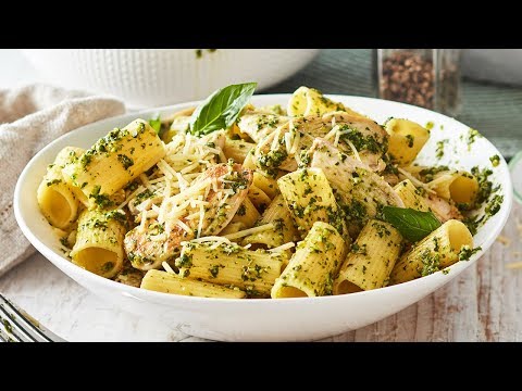 Easy Chicken Pesto Pasta recipe