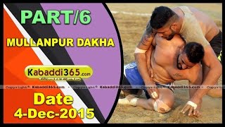 (1) Mullanpur Dakha (Ludhiana) Kabaddi Tournament 4 Dec 2015