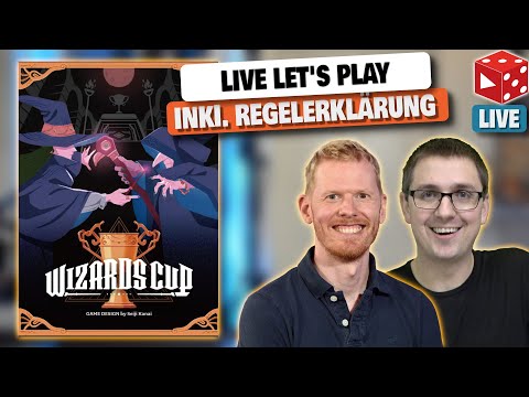 Wizard's Cup - Live Let's Play inkl. Regelerklärung mit Steph & Ben