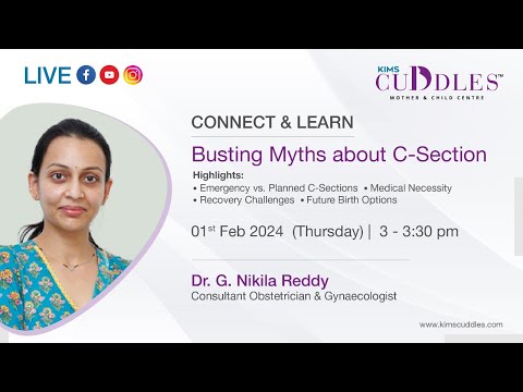 Demystifying C-Sections: A Live Session with Dr. G. Nikila Reddy | KIMS Cuddles, Secunderabad