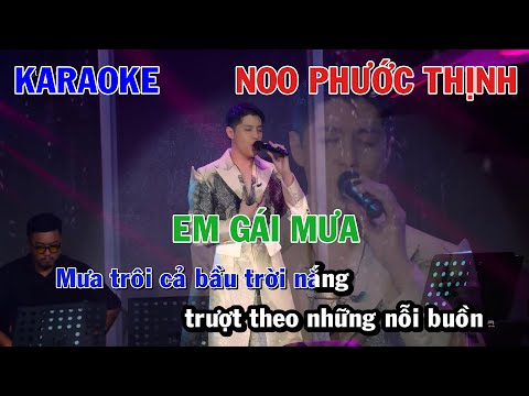 EM GÁI MƯA - NOO PHƯỚC THỊNH | KARAOKE NHẠC TRẺ | BEAT TONE NAM COVER