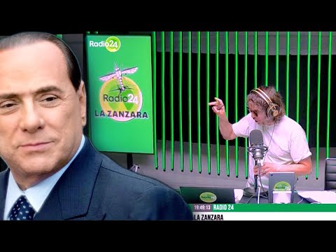 Morte di Berlusconi: l'omaggio di Cruciani - La Zanzara 12.6.2023