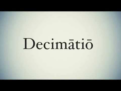 Decimation, Not the Best Motivational Tactic