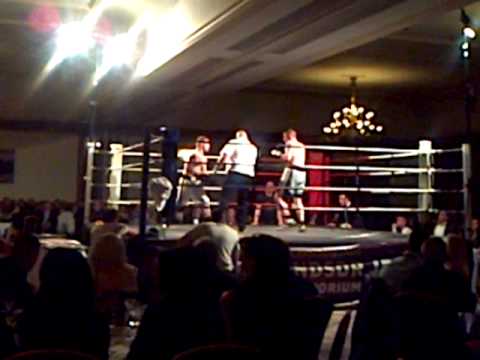 JamieCollins VS BarryOgilvie  Auld Rivals Revenge Boxing Show! 19.4.13