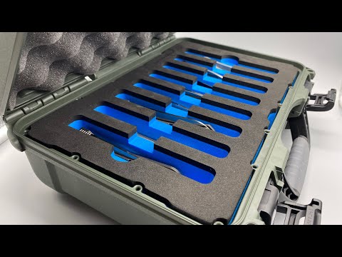 Whats Inside My Nanuk Knife Case with Gaurd Dog Foam Insert