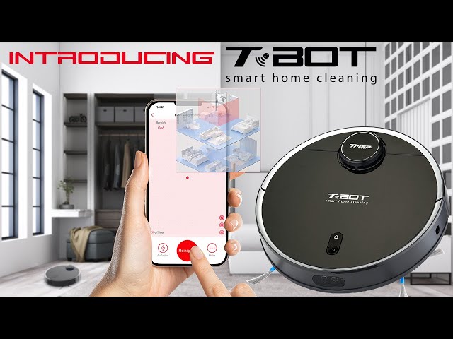 Video teaser for Introducing Trisa T-Bot - Smart Robot vacuum cleaner