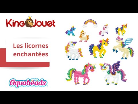 Aquabeads - 31898 - Les licornes enchantées Aquabeads : King Jouet
