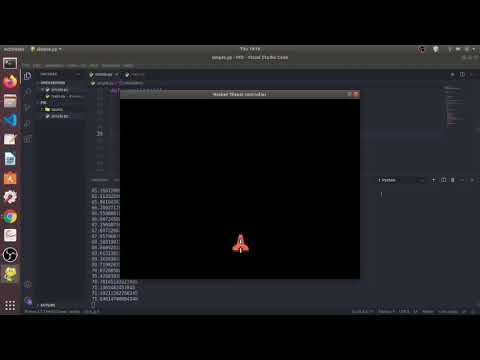 Simple PID Rocket Thrust Control System | Python | PyGame