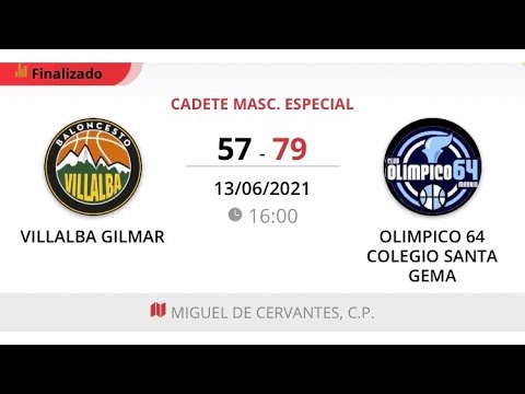 Cadete masc A VILLALBA GILMAR - OLIMPICO 64