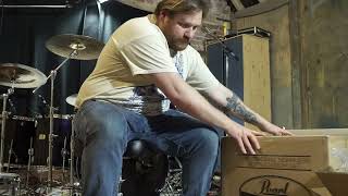 Video thumbnail for Unboxing my new Pearl Crystal Beat! by Rich Davis Drums