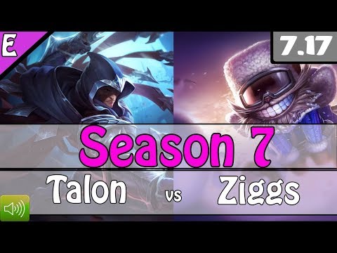 Full Game Froggen Talon vs Zigg mid Path 7.17 Season 7 S7