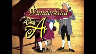 Kadr z teledysku Wunderkind Little Amadeus English Opening Theme tekst piosenki Little Amadeus (OST)