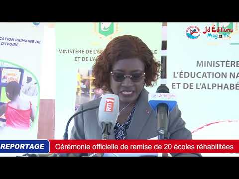 MENA : Cérémonie officielle de remise de 20 écoles réhabilitées
