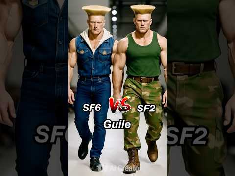 Street Fighter 6 vs Street Fighter 2 #streetfighter #sf6 #sf2 #streetfighter6 #guile #ryu #akuma