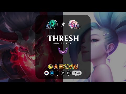 Thresh Support vs Seraphine - KR Master Patch 13.3