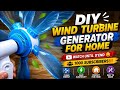 DIY WIND TURBINE GENERATOR FOR HOME