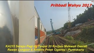 preview picture of video 'Jalur Rel  Rawan Longsor & Ambles Petak Ciganea - Purwakarta'