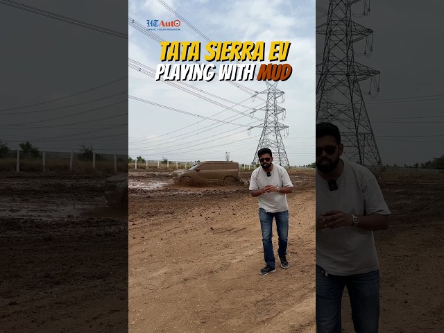 Tata Sierra EV Playing With Mud!