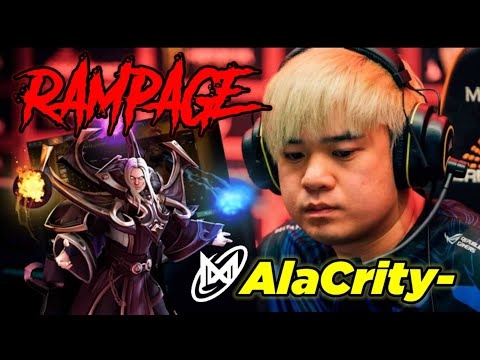 AlaCrity - INVOKER RAMPAGE - DOTA 2 RAMPAGE #1