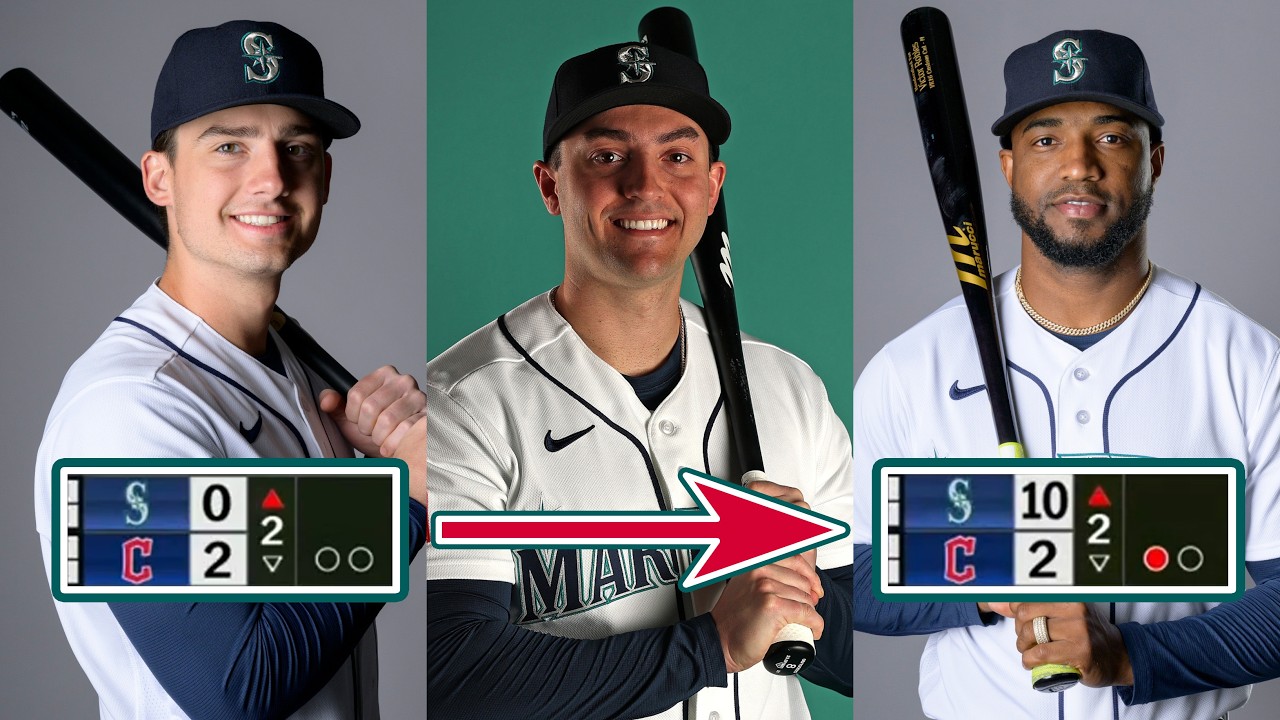 FULL INNING: The Mariners scored 10 RUNS in 1 INNING! 😳 (3 home runs including a grand slam!)