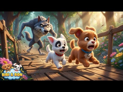 Bibi & Bon vs The Big Bad Wolf – Super Brave Puppies Win! 🐺⚔️ | Episode 02