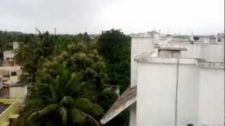 preview picture of video 'Cyclone Nilam as experienced from Jains Green Acres'