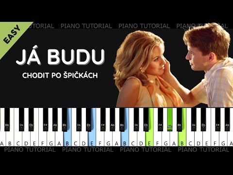Já budu chodit po špičkách - Rebelové - Petr Novák (piano tutorial | jak hrát)