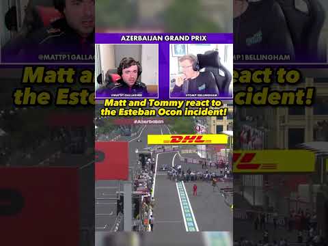 P1 with Matt and Tommy REACT to Ocon pits incident... #f1 #f1shorts