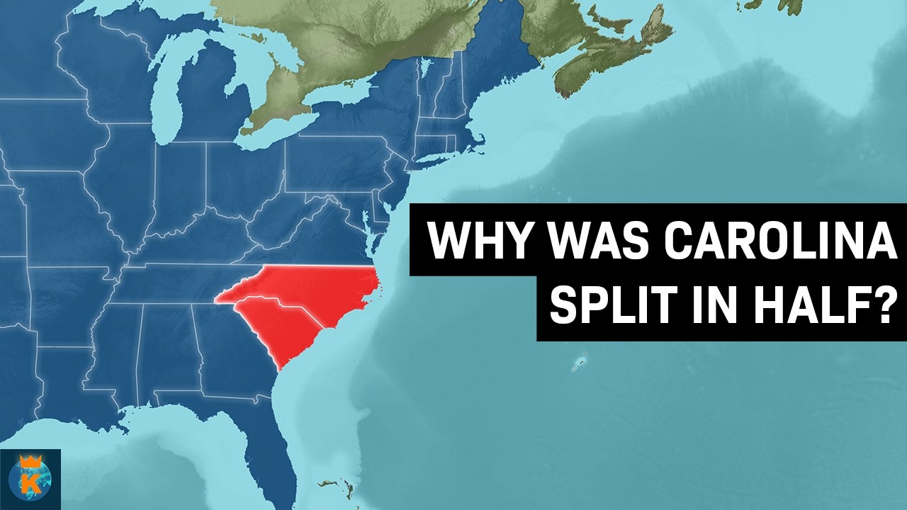 Why is Carolina Split in 2 States?