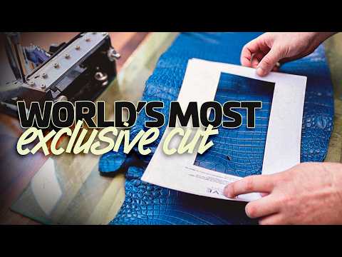 Making The Worlds Most Exclusive Exotic Leather Wallet With Hermes Leather