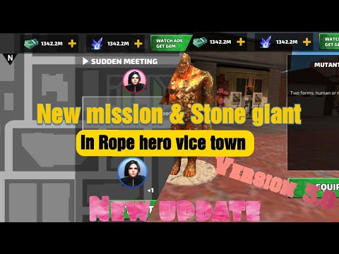 Version 5.8 update in rope hero vice town