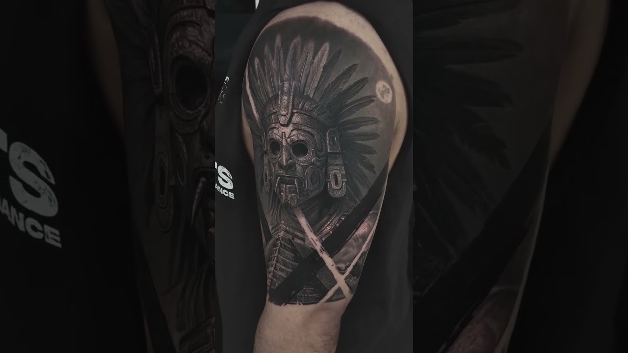 This piece represents the Aztec god of the night, a powerful figure known for mystery, strength...