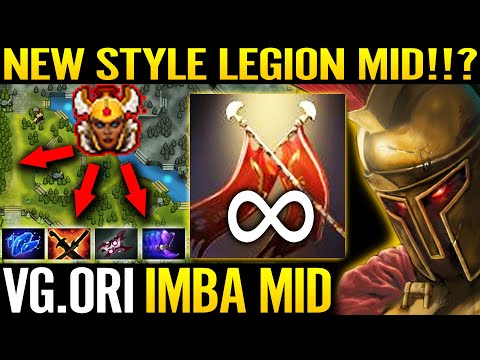 🔥 NEW STYLE Legion Commander MID!!? China Dota Imba Hero Mid 100% Worked VG.Ori 7.29 Dota 2 Pro