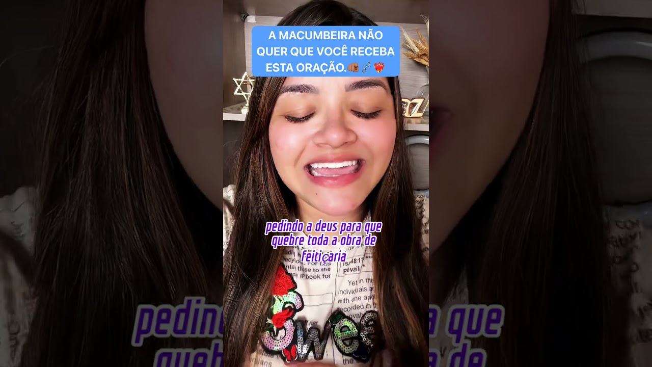 Tem uma macumbeira fazendo feitiçaria para você, não foi a toa que esse video chegou para você.⚠️😱