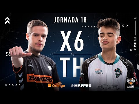 X6TENCE VS TEAM HERETICS | SUPERLIGA ORANGE CLASH ROYALE | (partido 3) Jornada 18