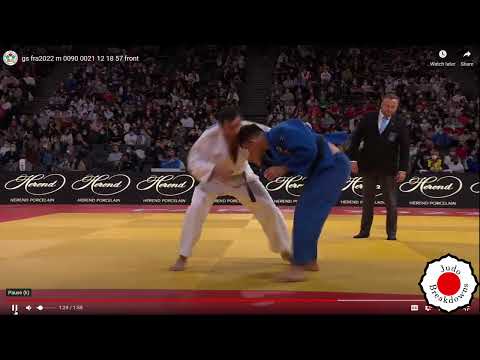Mammadali Mehdiyev vs. Rafael Macedo - U90 Mens Judo Grand Slam Paris 2022