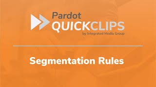 How to run a segmentation rule in Account Engagement (Pardot)