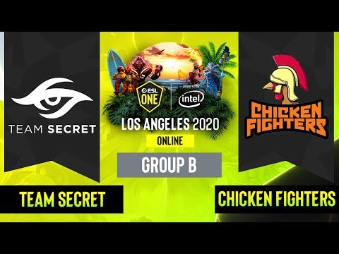 Dota2 - Team Secret vs. Chicken Fighters - Game 2 - Group B - EU/CIS - ESL One Los Angeles