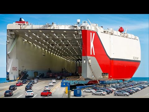 Inside One of The LARGEST Car Carrier Ships The World