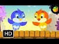 Two Little Dicky Birds - English Nursery Rhymes - Cartoon/Animated Rhymes For Kids