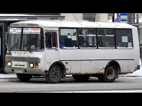 Поездка на автобусе ПАЗ 32054 (40, K0, H0, L0), (2012 г.в) к310ка774 маршрут 218
