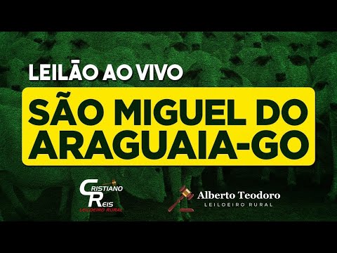 LEILÃO DA LEILOGADO  EM SÃO MIGUEL DO ARAGUAIA - GO 16/05/2024 | LEILÃO AO VIVO.