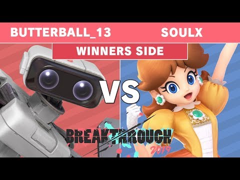 BreakThrough 2019 - Butterball_13 (ROB) vs SoulX (Daisy) Pools - Smash Ultimate