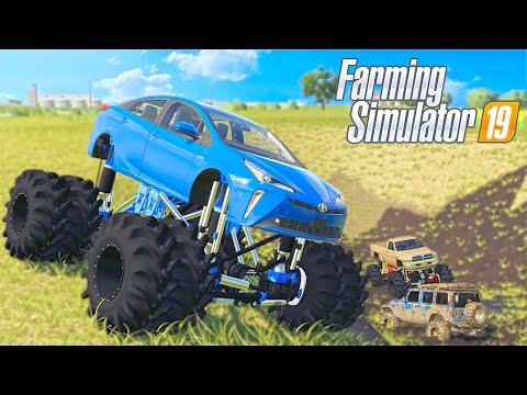 Lifted Prius VS Huge Mud Bog! | (Roleplay) Farming Simulator 19