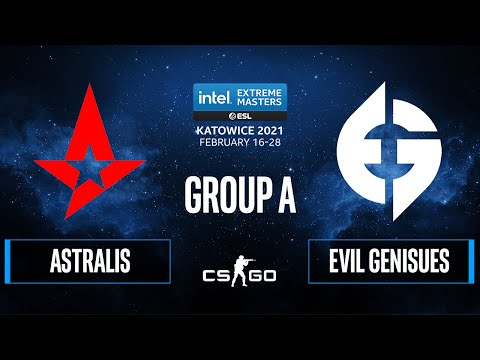 CS:GO - Astralis vs. Evil Geniuses [Train] Map 1 - IEM Katowice 2021 - Group A