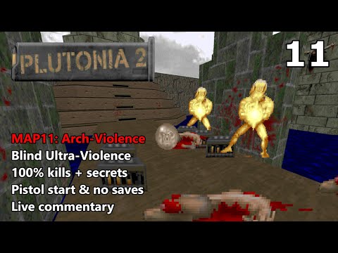 Plutonia 2 - MAP11: Arch-Violence - Blind Ultra-Violence 100%